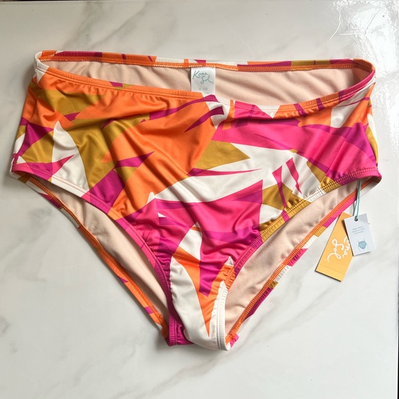 Kona Sol High Waist Bikini Bottom Size XL NWT - Picture 2 of 3